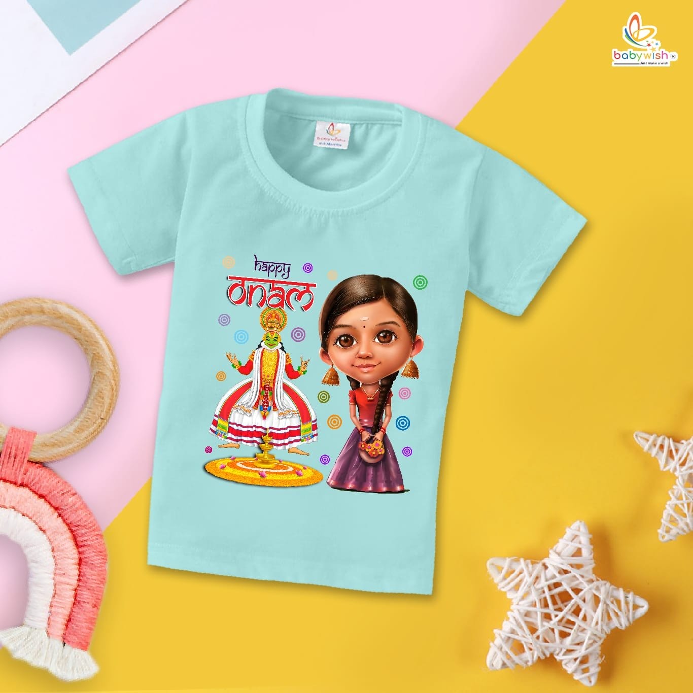 Babywish Onam Festivals Boys and Girls T-Shirt Onam T-Shirts Half Sleeve
