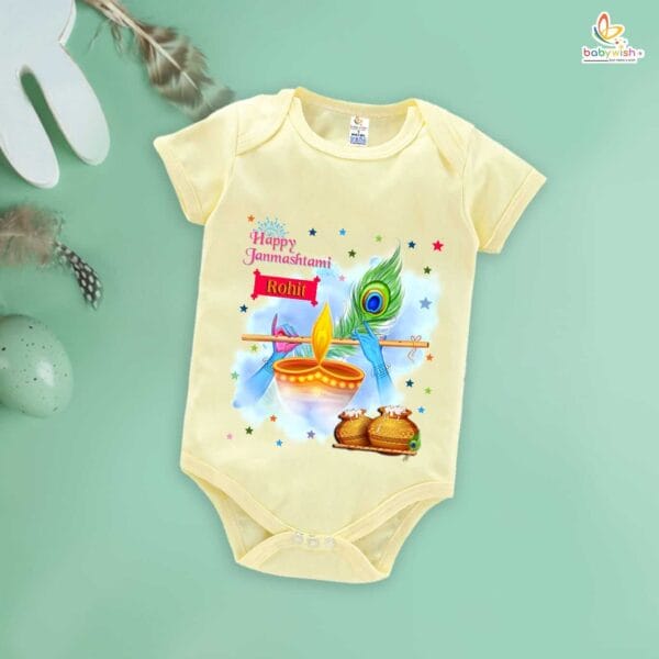 Babywish Dahi Handi Romper Brother Sister Matching dress for DHNDI - Image 3