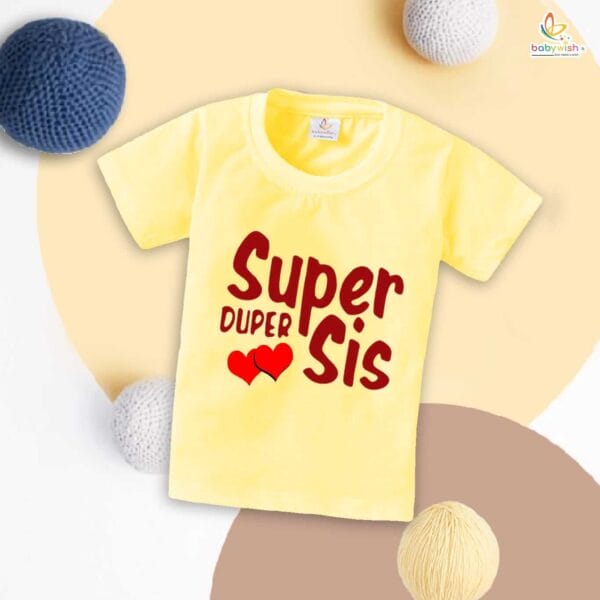 Babywish Rakshabandhan T-Shirt Brother Sister Matching dress Rakshabandhan gift for Rakhi Tee - Image 4