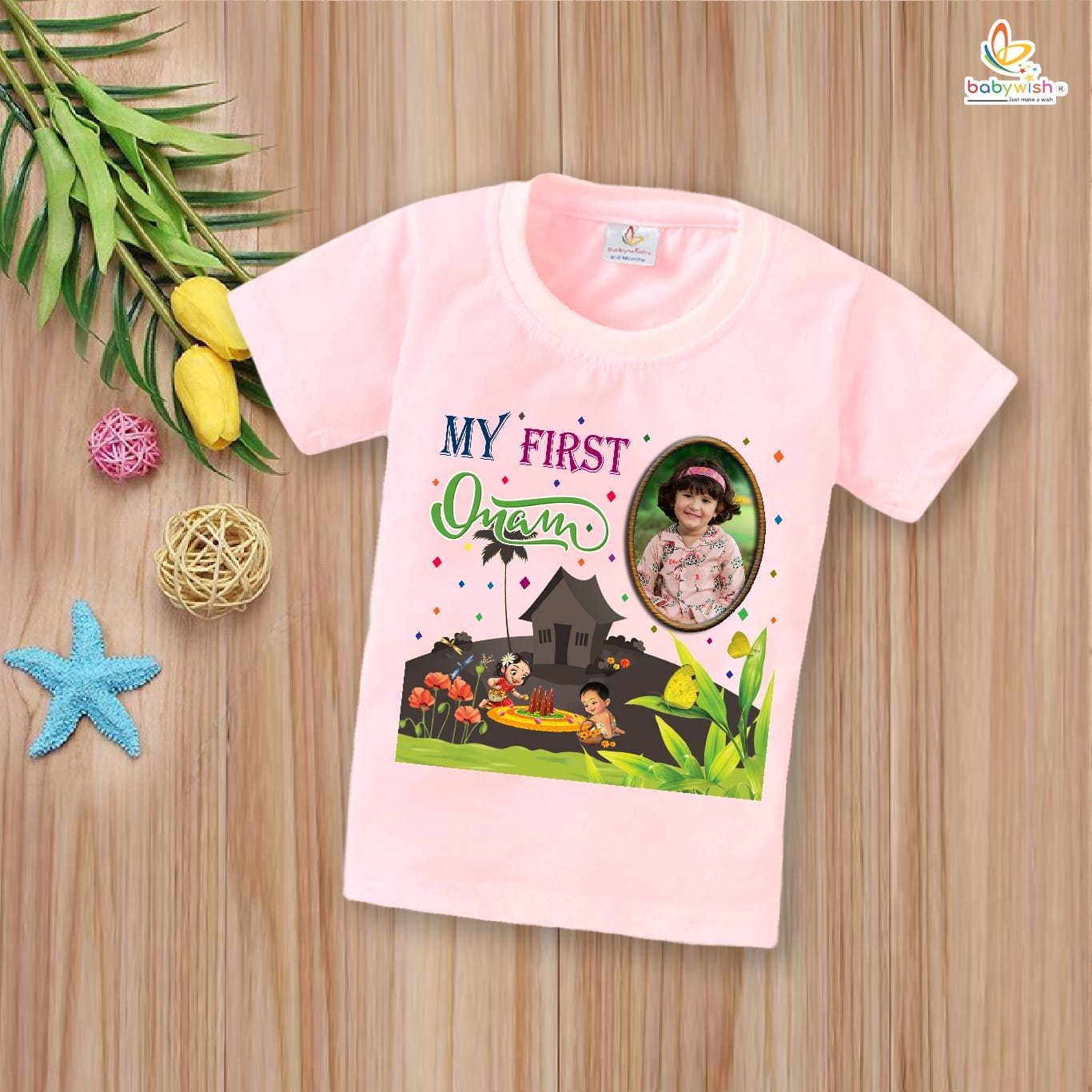 Babywish Onam Festivals Boys and Girls T-Shirt Onam T-Shirts Half Sleeve