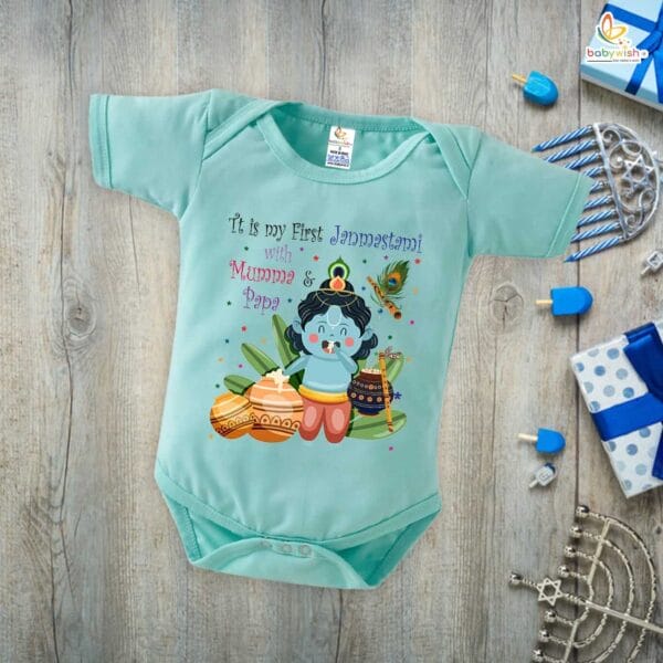 Babywish Dahi Handi Romper Brother Sister Matching dress for DHNDI - Image 5