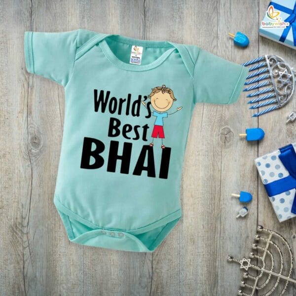 Babywish Rakshabandhan Romper Brother Sister Matching dress Rakshabandhan gift for Rakhi - Image 5