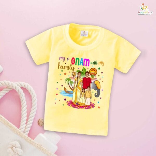 Babywish Onam Festivals Boys and Girls T-Shirt  Onam T-Shirts Half Sleeve