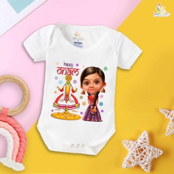 Babywish Onam Romper Brother Sister Matching dress for ONAM