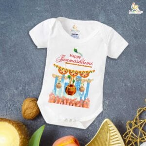 Babywish Dahi Handi Romper Brother Sister Matching dress for DHNDI