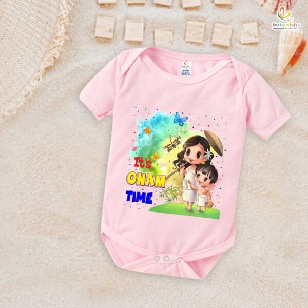 Babywish Onam Romper Brother Sister Matching dress for ONAM - Image 4