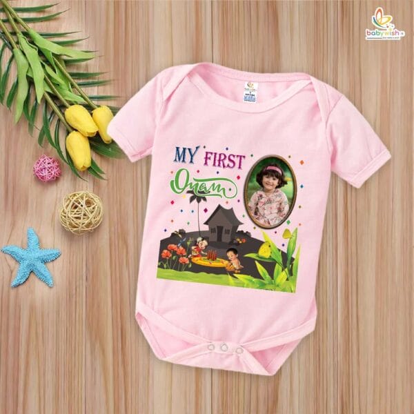 Babywish Onam Romper Brother Sister Matching dress for ONAM - Image 4