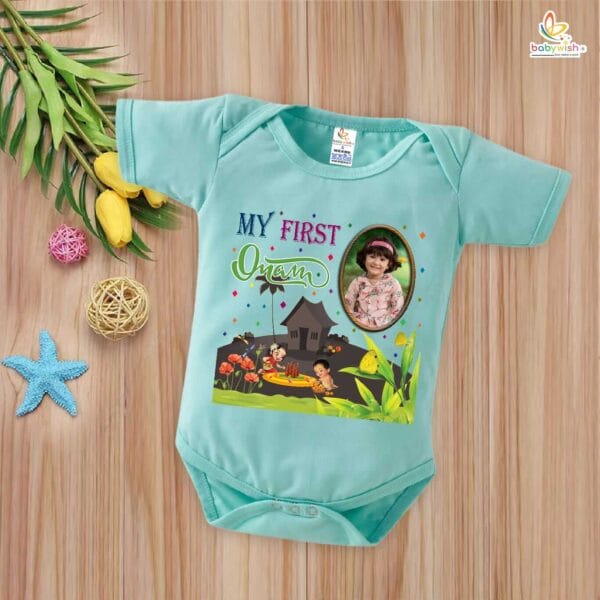 Babywish Onam Romper Brother Sister Matching dress for ONAM - Image 5