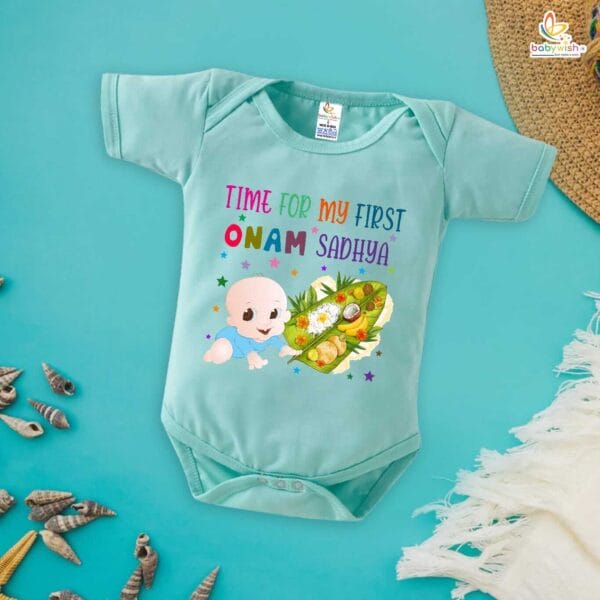 Babywish Onam Romper Brother Sister Matching dress for ONAM - Image 5