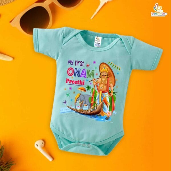 Babywish Onam Romper Brother Sister Matching dress for ONAM - Image 5