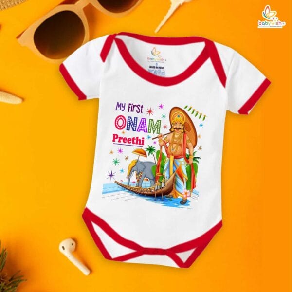 Babywish Onam Romper Brother Sister Matching dress for ONAM - Image 2