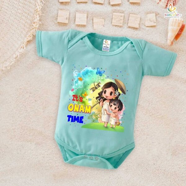 Babywish Onam Romper Brother Sister Matching dress for ONAM - Image 5