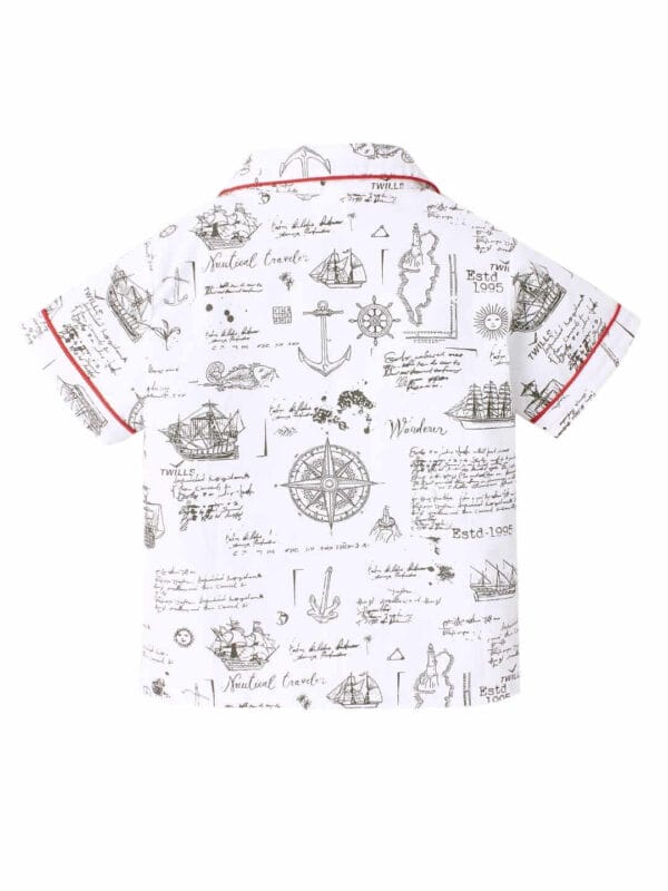 Kids Sleepsuit for Baby Boy’s and Girl’s Topwear and Pajamas Set Long Sleeve Sleepwear Baby Clothing Sets - Historical Weapons Print - Image 3