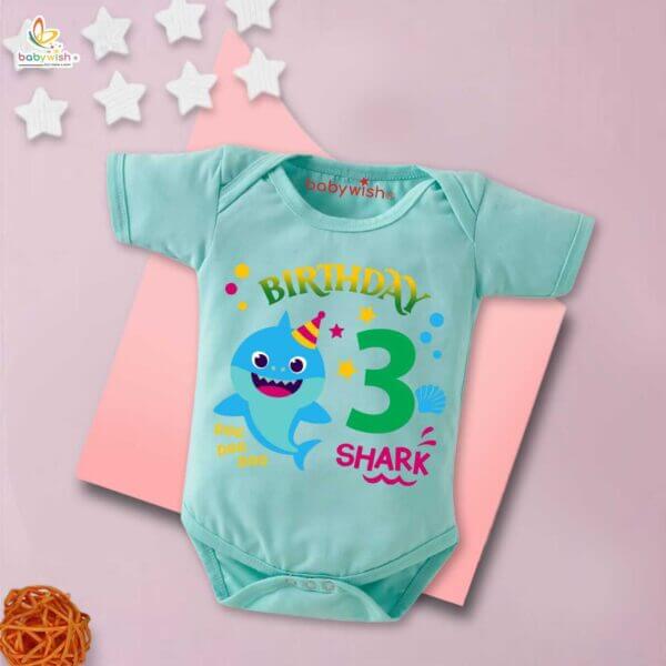 Three month unisex baby romper half sleeve round neck onesie - Image 2