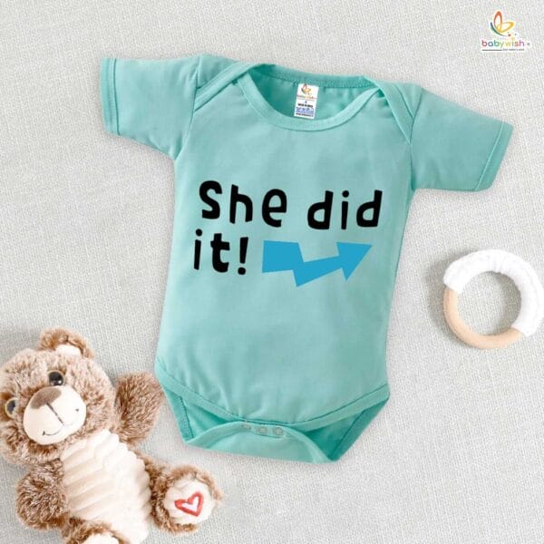 Babywish Rakshabandhan Romper Brother Sister Matching dress Rakshabandhan gift for Rakhi - Image 2