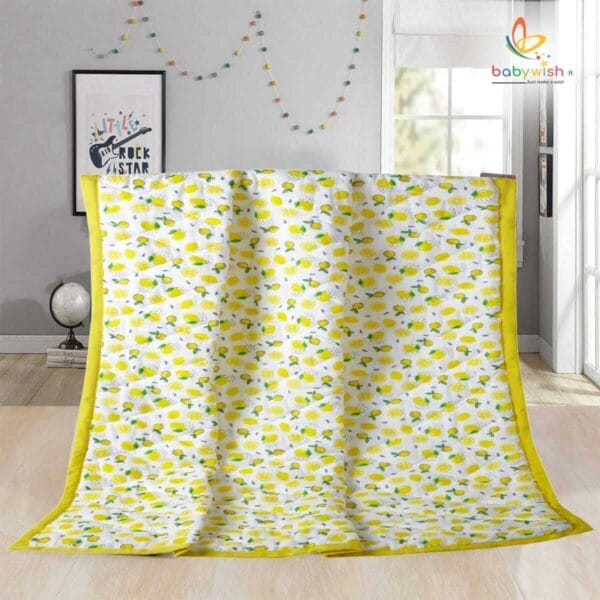 GOTS Certified Organic Muslin Baby Dohar Blanket for Newborn Soft Crib All Seasons Quilt for Microfiber Giftset - Image 5