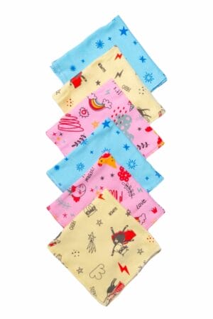 Baby Washcloths for Newborn face hand towels Combo Pack - Multicolor