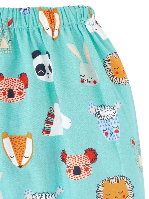 Kids Sleepsuit for Baby Boy’s and Girl’s Topwear and Pajamas Set Long Sleeve Sleepwear Baby Clothing Sets - Blue Panda Printed - Image 6