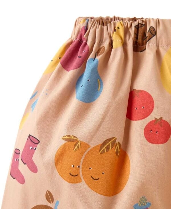 Kids Sleepsuit for Baby Boy’s and Girl’s Topwear and Pajamas Set Long Sleeve Sleepwear Baby Clothing Sets - Peach Papaya Print - Image 6