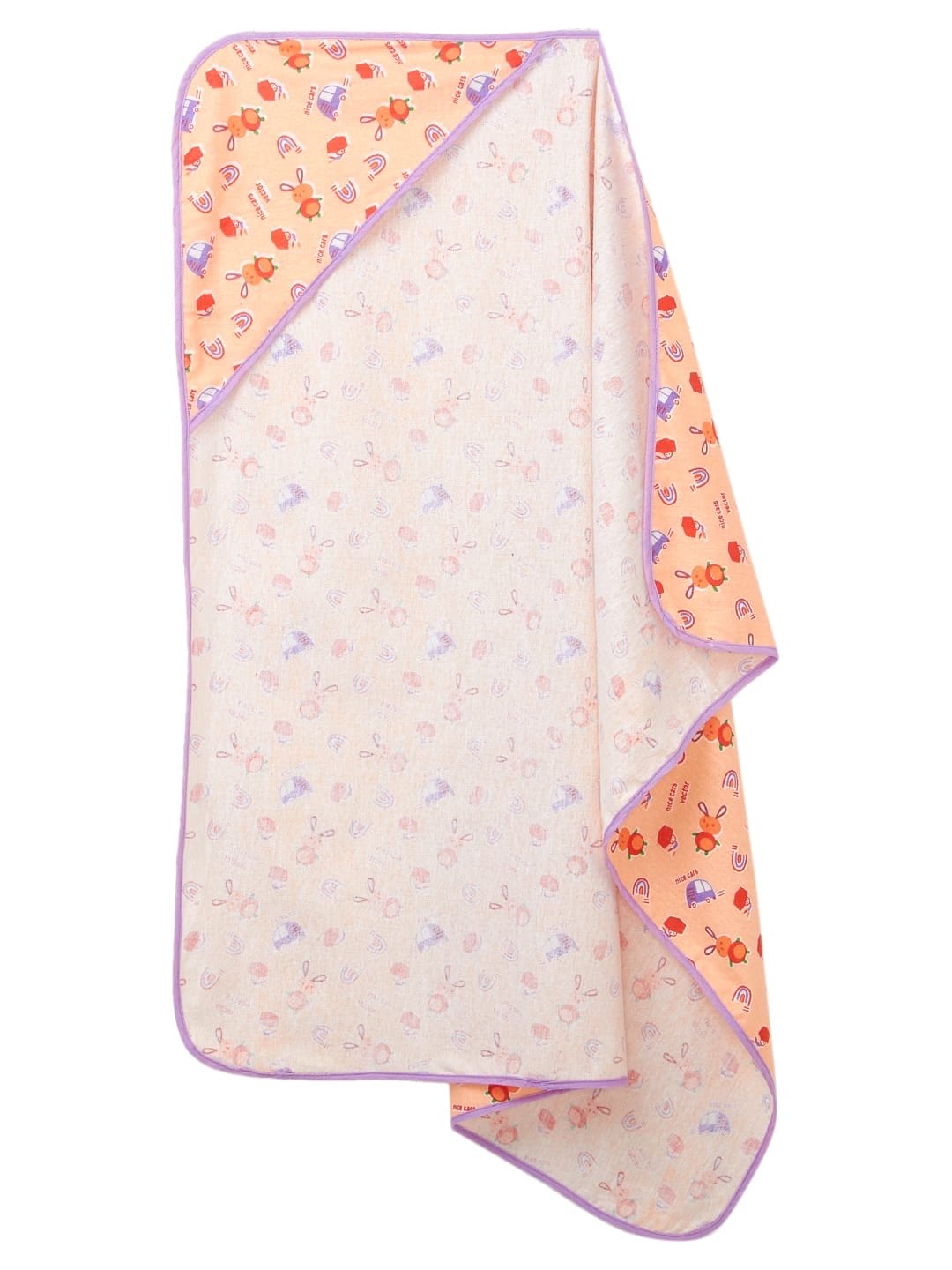 Baby Flannel hooded towels for new born Nice Car Vector Printed Bath Towel for Boys and Girls Infants kids towel