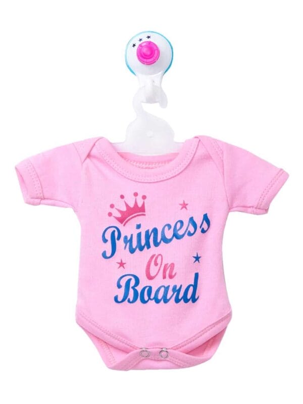 Baby on Board Car Decals Cloth Safety Sign Board with Hanger & Vacuum suction cup - Image 3