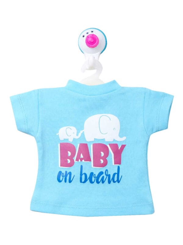 Baby on Board Car Decals Cloth Safety Sign Board with Hanger & Vacuum suction cup - Image 4