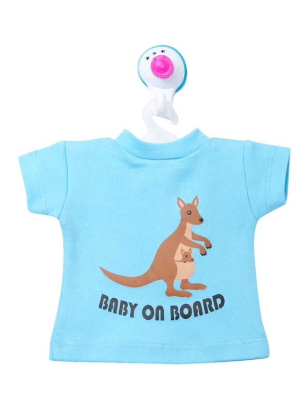 Baby on Board Car Decals Cloth Safety Sign Board with Hanger & Vacuum suction cup - Image 2