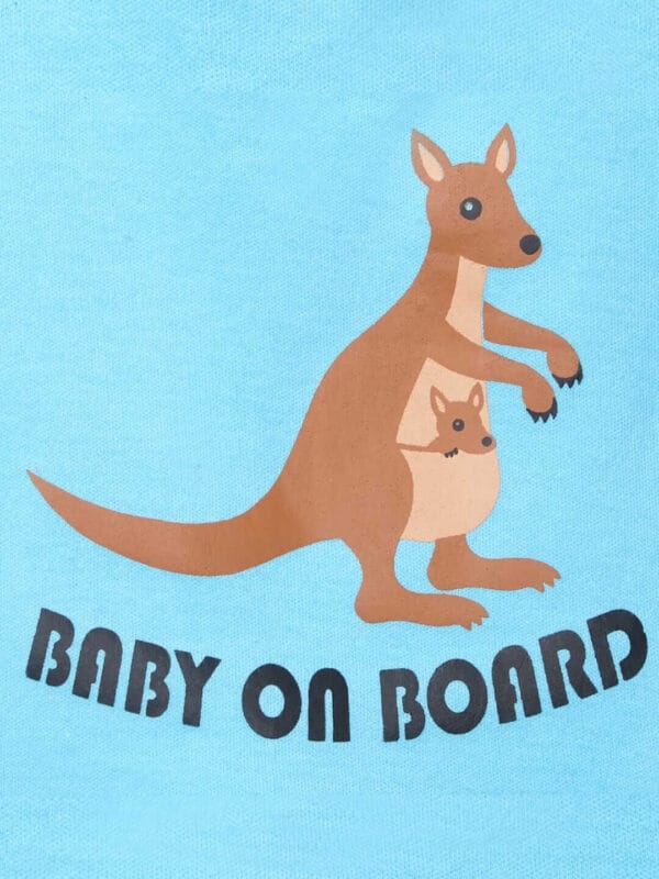 Baby on Board Car Decals Cloth Safety Sign Board with Hanger & Vacuum suction cup - Image 4