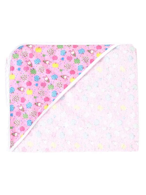 Baby Flannel hooded towels for new born Fruits Printed Bath Towel for Boys and Girls Infants kids towel - Image 3