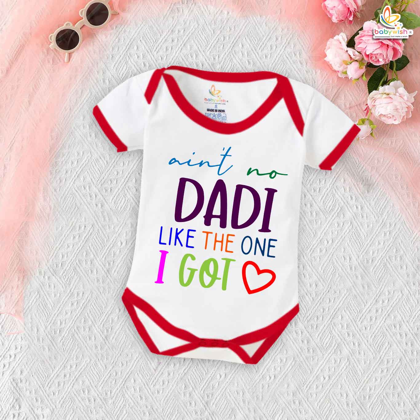 Babywish Dadu & Dadi Romper Clothes My Dadu & Dadi Bodysuits Dadi Like the one I got