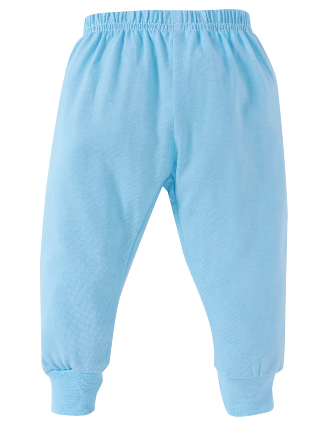 Light Blue Cotton Baby Pajama Pants