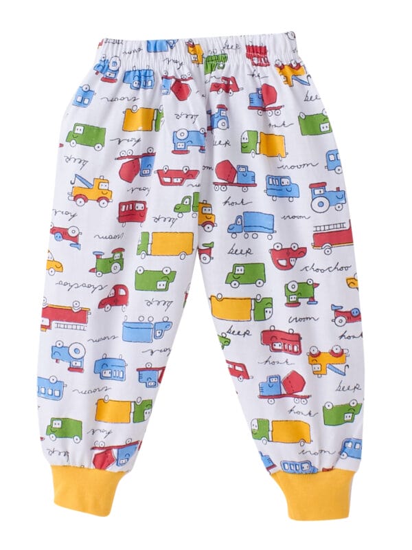 Colorful Theme Car Print Baby Cotton Pants for Toddlers – Babywish