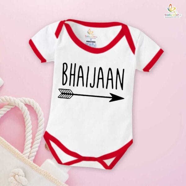 Babywish Rakshabandhan Romper Brother Sister Matching dress Rakshabandhan gift for Rakhi - Image 2