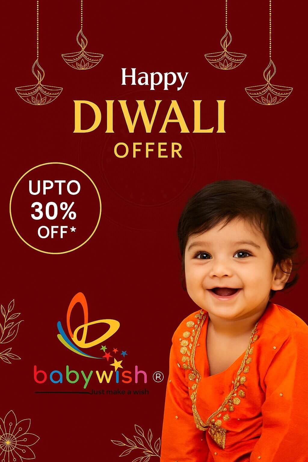 Illuminate This Diwali with Babywish’s Festival Offer