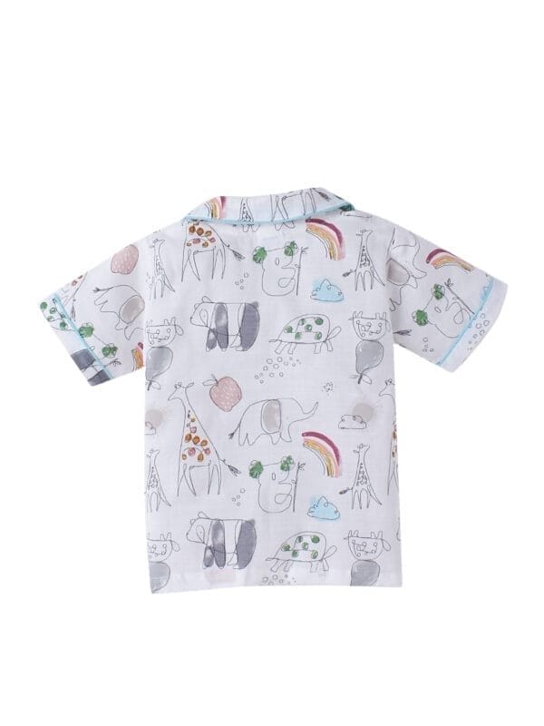 Kids Sleepsuit for Baby Boy’s and Girl’s Topwear and Pajamas Set Long Sleeve Sleepwear Baby Clothing Sets - Color Zoo - Image 3