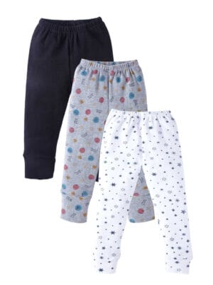 Kids Pajama Leggings Combo Set Pant for Boy's and Girl's Elastic Waist Newborn baby unisex TrackPant & leggings for kids