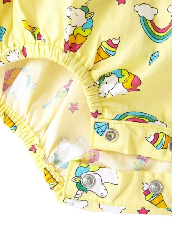 Baby Girls Romper Set Ruffle Sleeve Onesie Newborn Bodysuit Romper Jumpsuit Infant Clothes Dress - Image 4