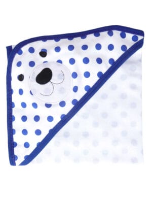 Baby Flannel hooded towels for new born Polka Dot Printed Bath Towel for Boys and Girls Infants kids towel