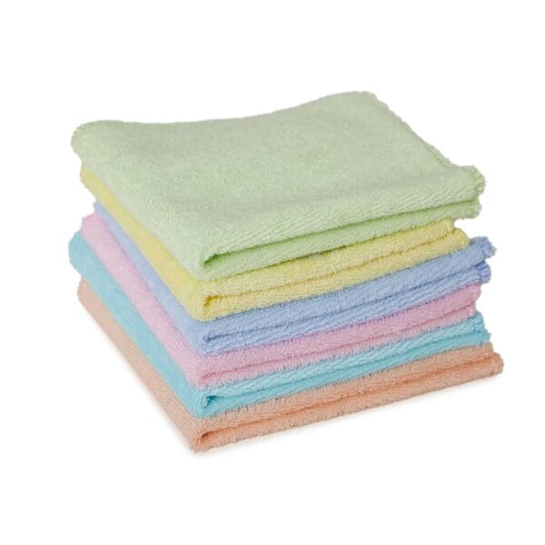 Baby Washcloths for Newborn face hand towels Combo Pack - Multicolor - Image 3