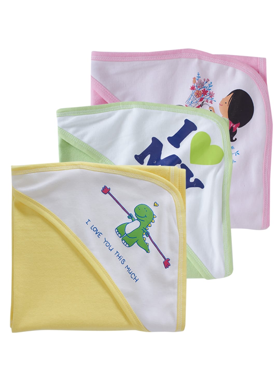 Baby hooded towels for new born Combo Multicolor Bath Towel for