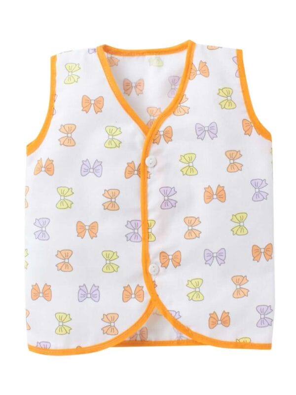 Babywish Baby Girl Cotton Frock Newborn Girl Knee Length Sleeveless Dress Printed - Image 5