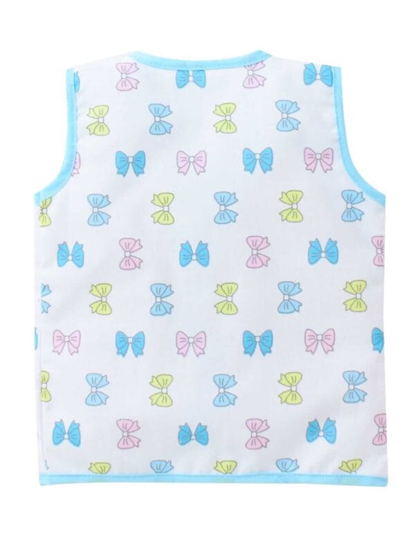 Babywish Baby Girl Cotton Frock Newborn Girl Knee Length Sleeveless Dress Printed - Image 3