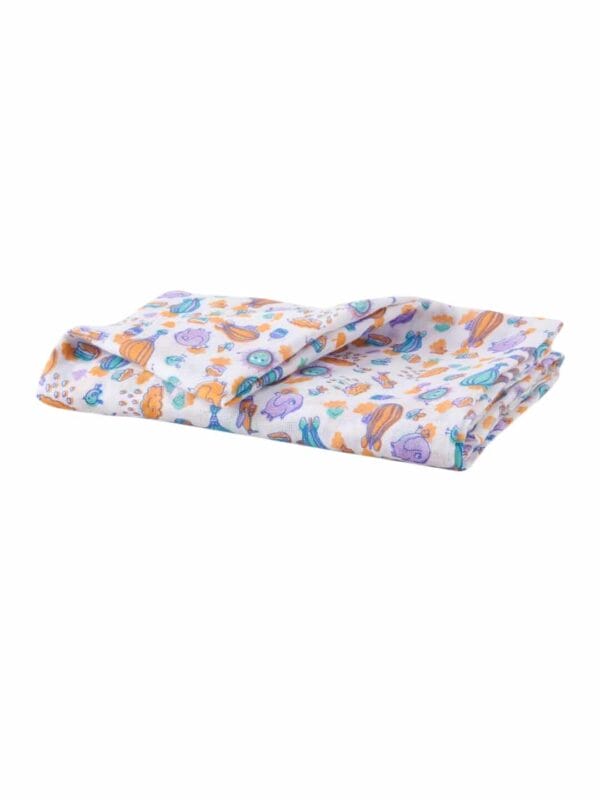 Muslin Swaddle Blankets 100% Organic for newborn Baby Multipurpose Infant Swaddle 112x112cm - Image 2