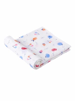 Muslin Swaddle Blankets 100% Organic for newborn Baby Multipurpose Infant Swaddle 112x112cm