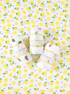 Muslin Swaddle Blankets 100% Organic for newborn Baby Multipurpose Infant Swaddle 112x112cm - Combo Pack of 4