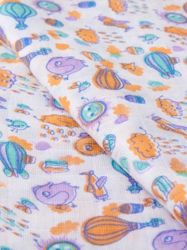 Muslin Swaddle Blankets 100% Organic for newborn Baby Multipurpose Infant Swaddle 112x112cm - Image 4