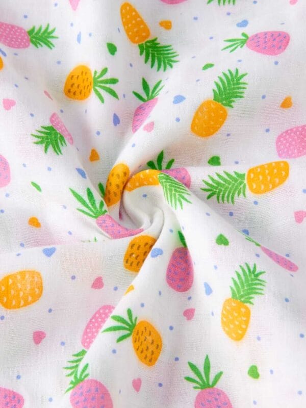 Muslin Swaddle Blankets 100% Organic for newborn Baby Multipurpose Infant Swaddle 112x112cm - Image 3