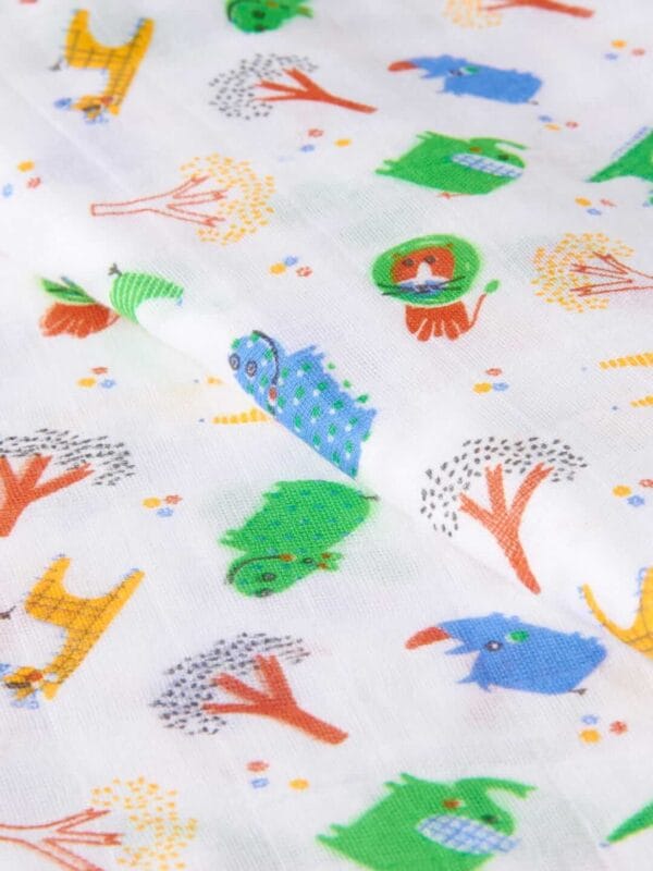 Muslin Swaddle Blankets 100% Organic for newborn Baby Multipurpose Infant Swaddle 112x112cm - Image 4