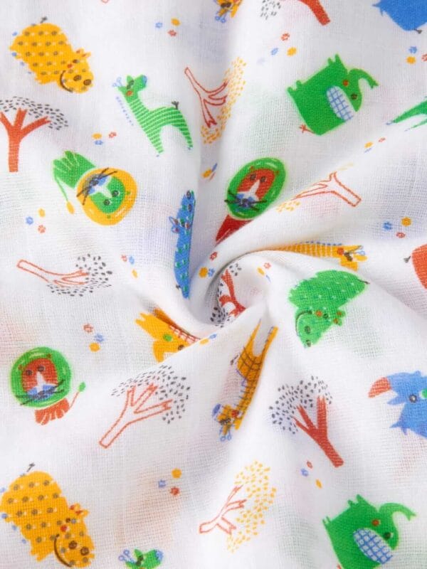 Muslin Swaddle Blankets 100% Organic for newborn Baby Multipurpose Infant Swaddle 112x112cm - Image 3