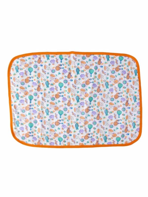 Baby Waterproof Bed Mattress Protector Orange Drysheet for Baby Soft Breathable Waterproof Bed Sheet Protector - Image 4